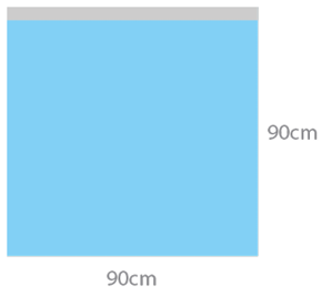 Coverline Клейке хірургічне простирадло (IS) 90см х 90см